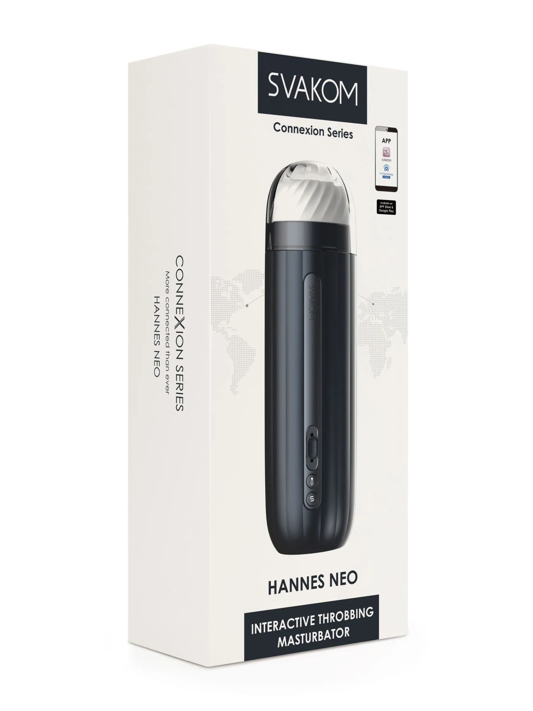 Svakom Hannes Neo Interactive Throbbing Masturbator