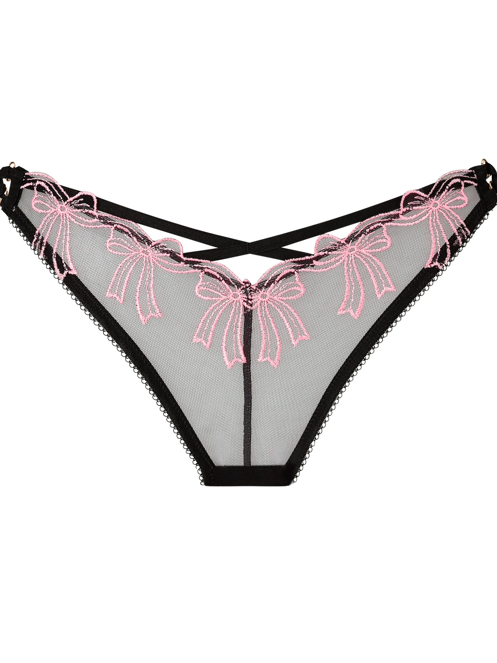 Sweet Embrace Brazilian Knickers - Black