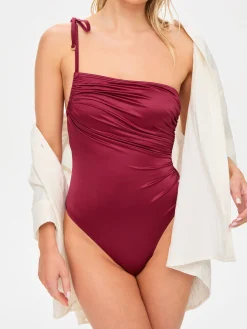 Swim Shimmer Swimsuit - Red