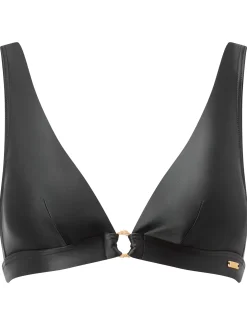 Swim Solid Collections Bikini Top - Black