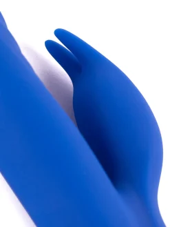 Swivelling Rippled Silicone Rabbit G-Spot Vibrator