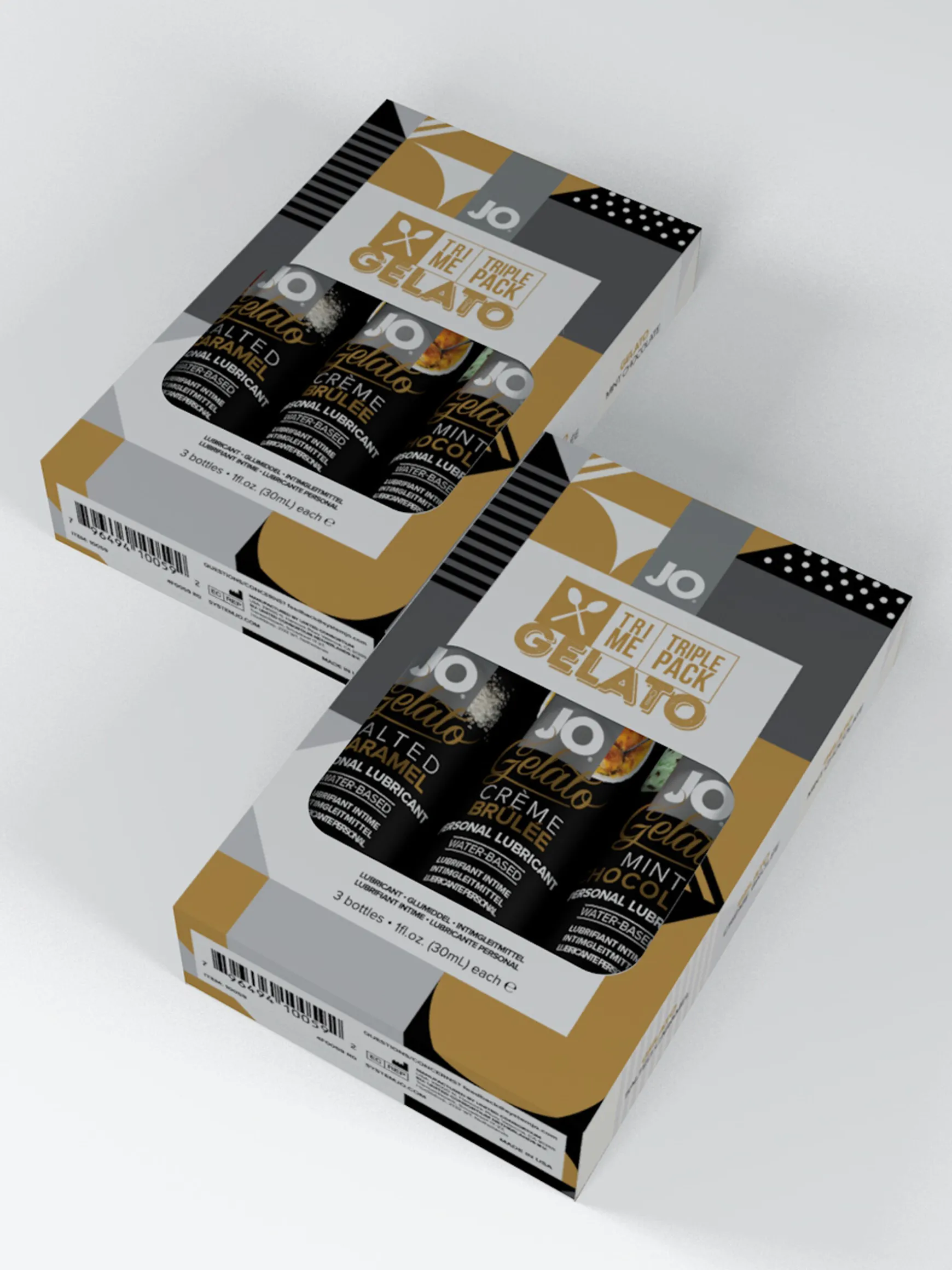 System Jo Gelato Flavoured Lubricant Triple Pack 3 x 30ml Set