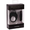 Textured Silicone Vibrating Cock Ring with Removable Bullet