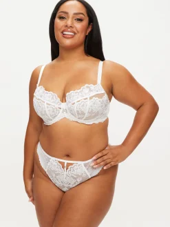 The Icon Fuller Bust Non Padded Balcony Bra - White