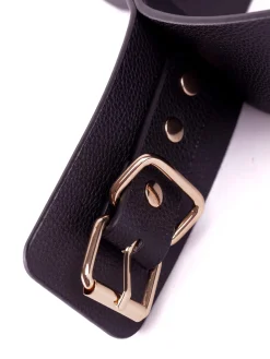 Thigh To Wrist PU Cuffs Bondage Restraint