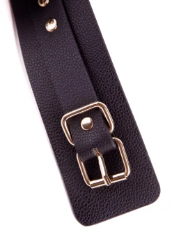 Thigh To Wrist PU Cuffs Bondage Restraint