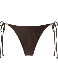Tie Side Bikini Bottom - Brown