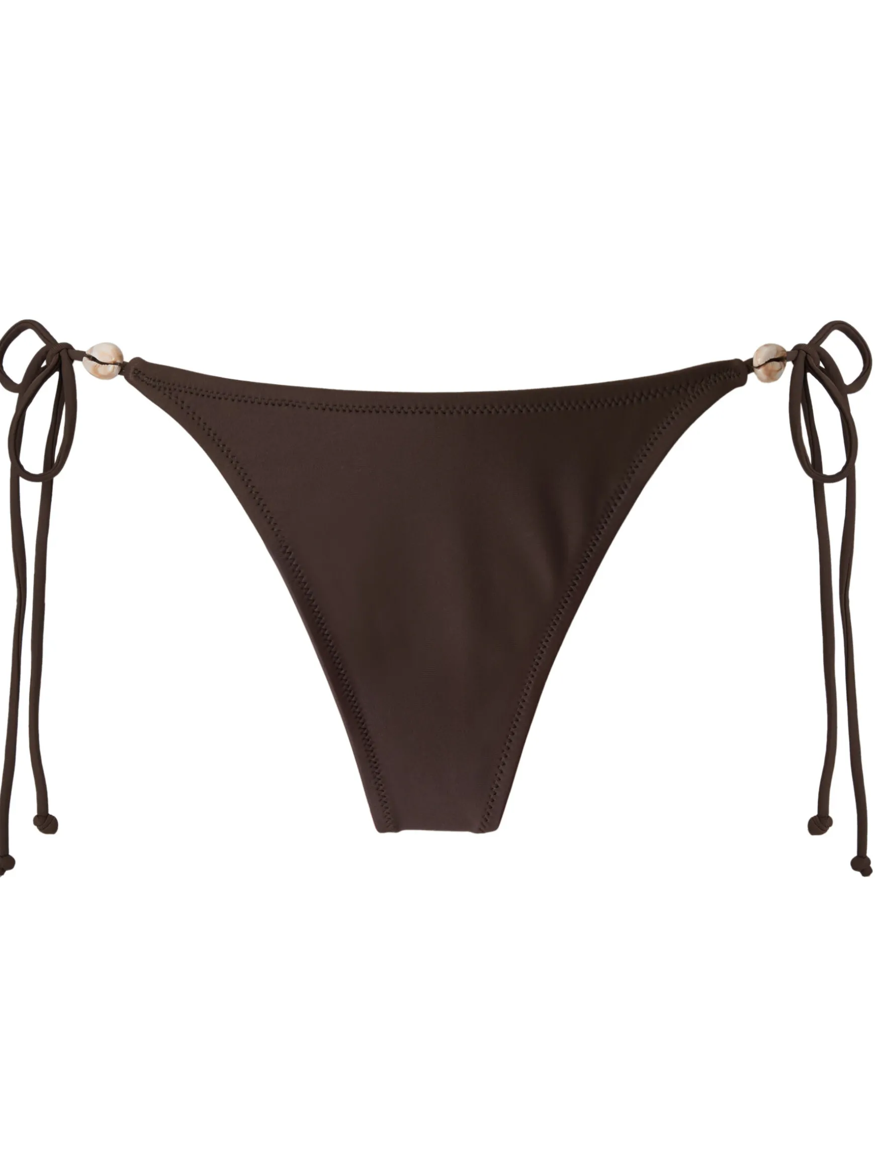 Tie Side Bikini Bottom - Brown
