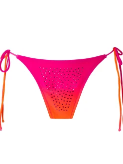 Tie Side Ombre Bikini Bottom - Pink