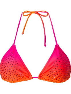 Triangle Ombre Bikini Top - Pink
