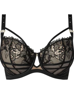 Untold Desire Fuller Bust Non Padded Balcony Bra - Black