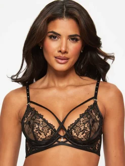 Untold Desire Non Padded Plunge Bra - Black