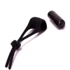 Vibrating Adjustable Silicone Cock Ring with Removable Bullet