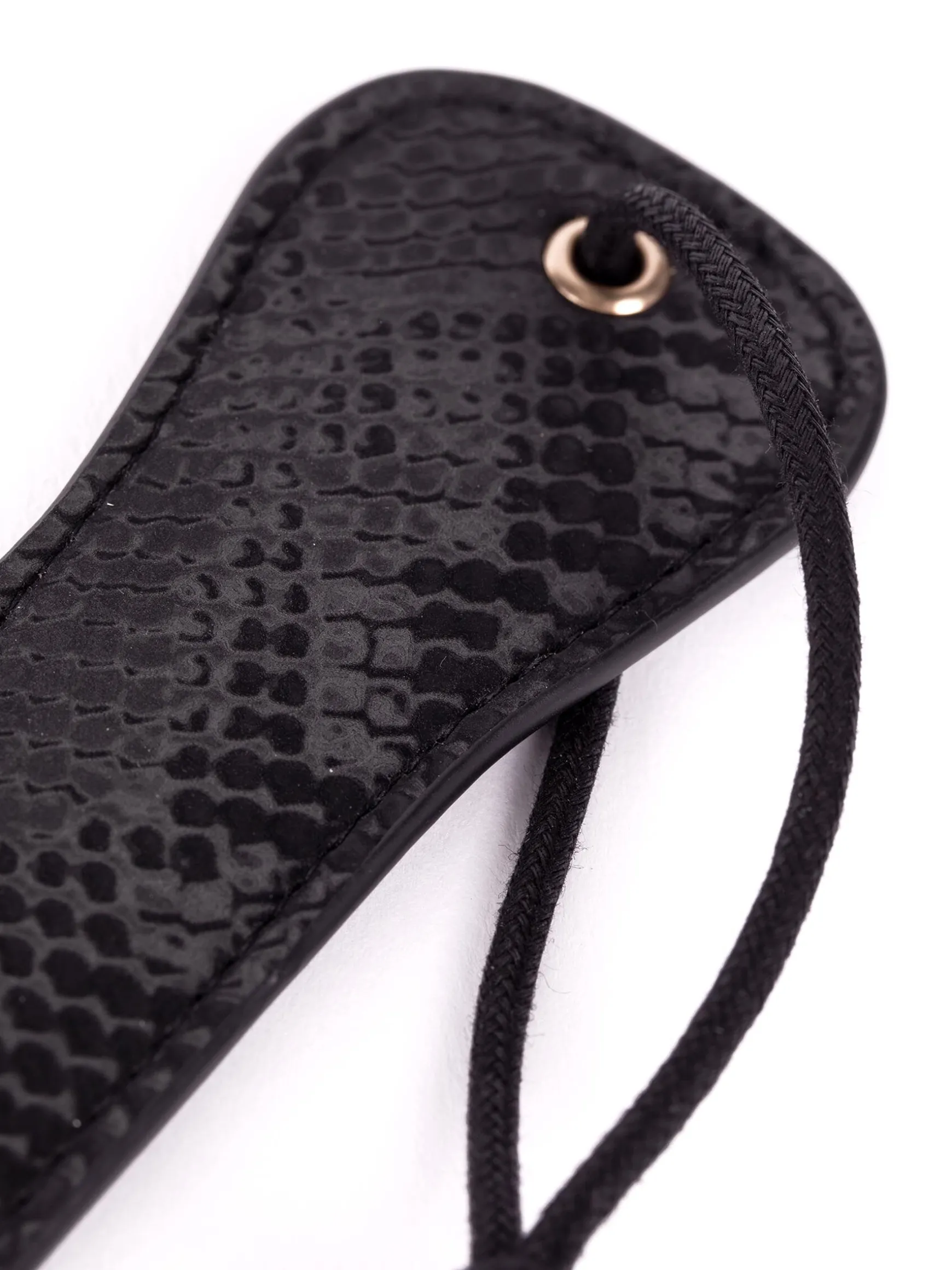 Viper Faux Snake Leather Paddle