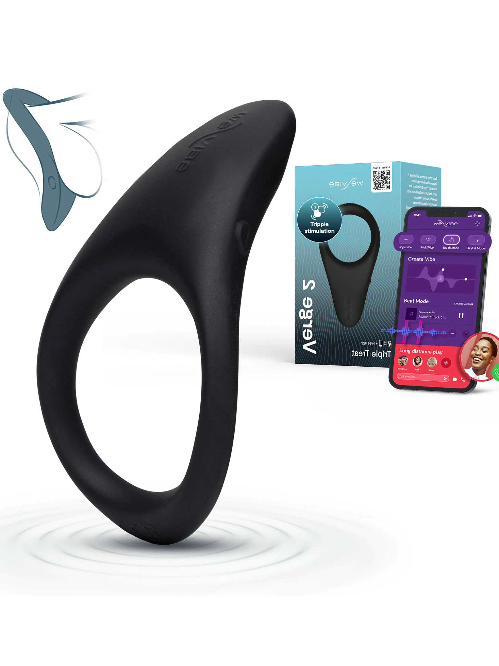 We-Vibe Verge 2 Vibrating Cock Ring