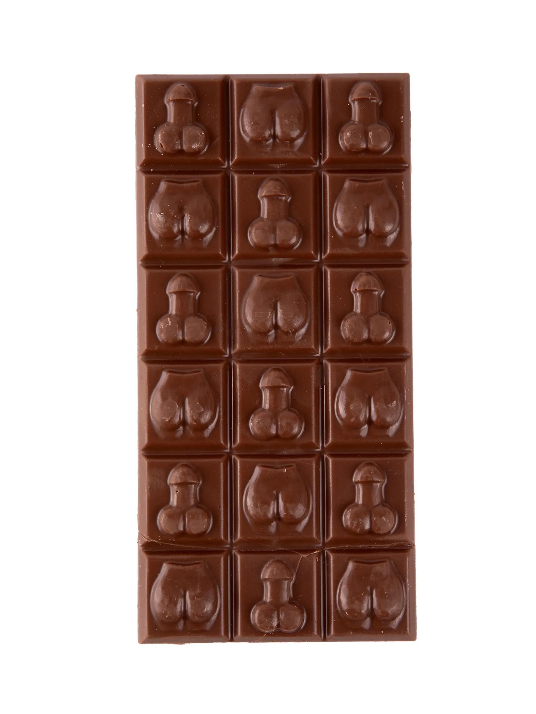 Willy & Bum Milk Chocolate Bar Rude Edible Sweets 90g