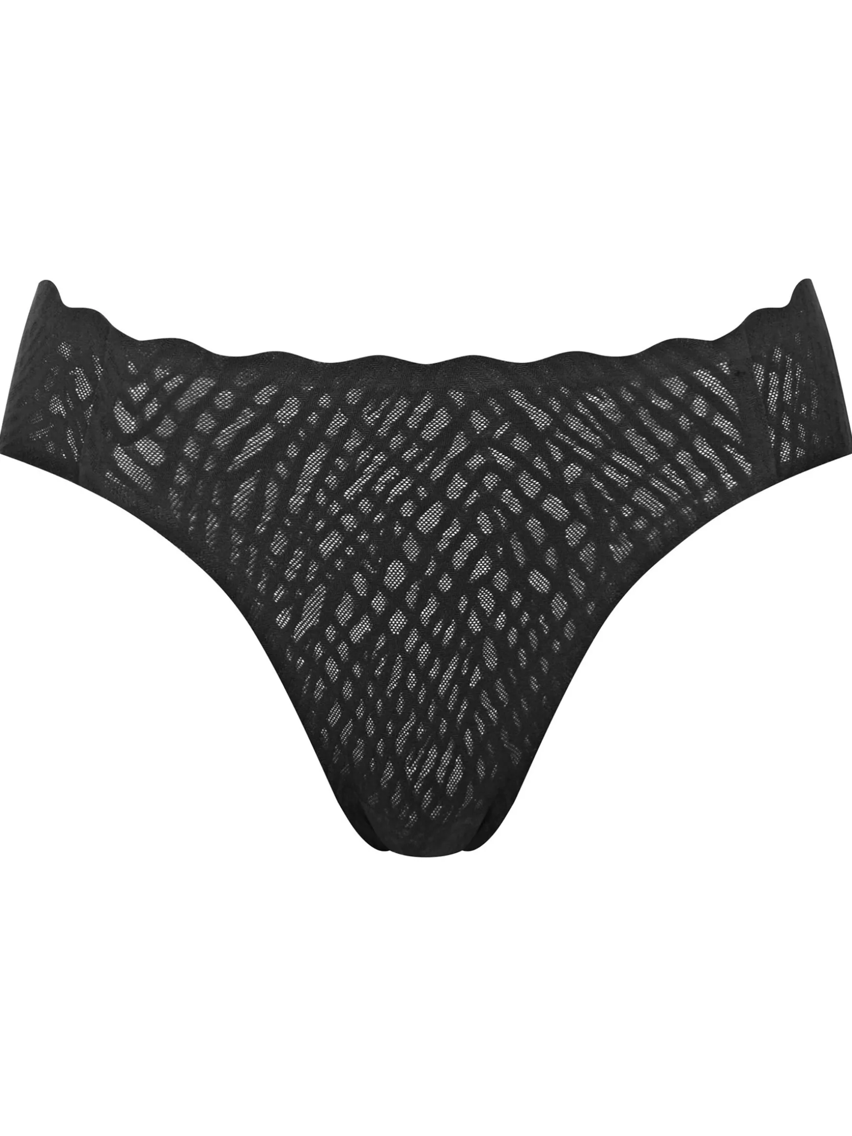 Zero Feel Bliss High Leg Brief - Black